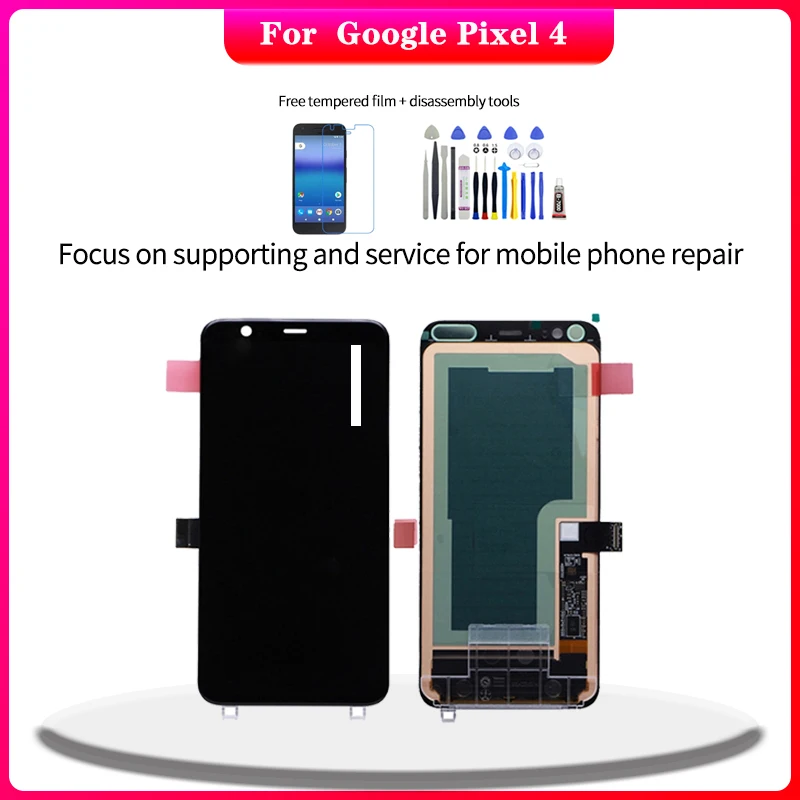 Original Display For Google pixel 4Touch Screen Digitizer Assembly For Google pixel 4   lcd Replacement With Free Tools enlarge