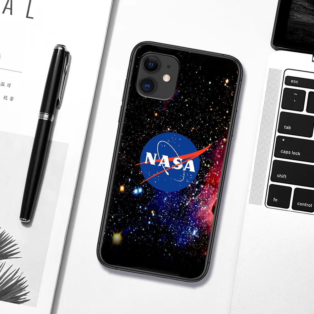 

NASAS Phone Case For Iphone 5 5S SE 2020 6 6S 7 8 Plus 11 12 Mini X XS XR Pro Max black Waterproof Soft Cell Tpu Back Silicone