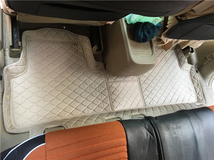 Lsrtw2017 кожаный автостайлинг коврики для Honda CRV, CR-V 2007 2008 2009 2010 2011 2012 интерьерные аксессуары Чехлы седан