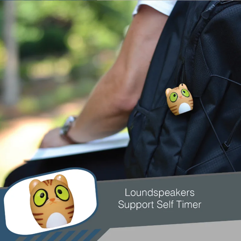 Портативный мультяшный Динамик Мощный объемный беспроводной Tws Bluetooth Автоспуск