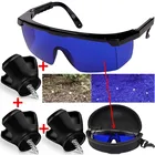 Очки для гольфа, поисковик для мяча для гольфа + 3-зубчатый ретривер для мяча для гольфа, захват для защиты спины, захват для клюшки