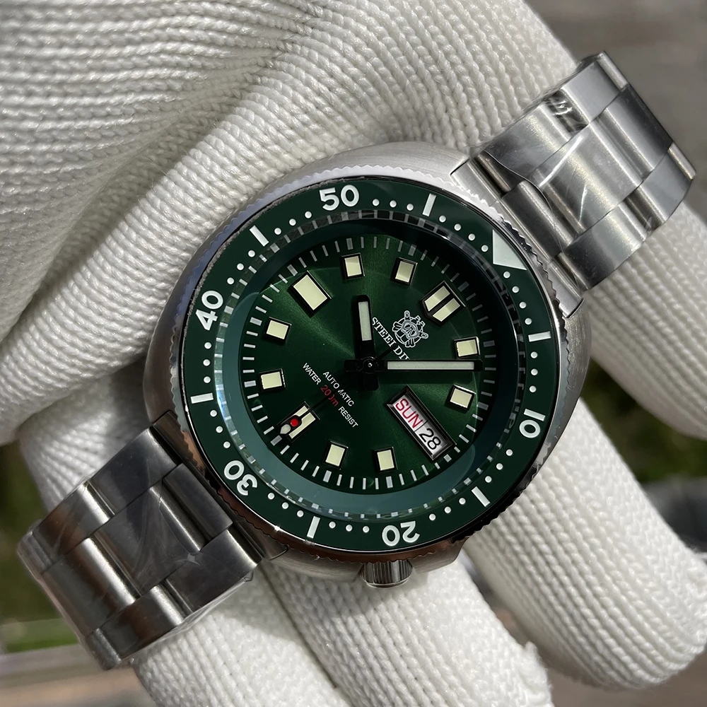 

STEELDIVE SD1970W New Arrival Ceramic Bezel 20ATM Waterproof Stainless Steel Turtle Automatic Dive Watch