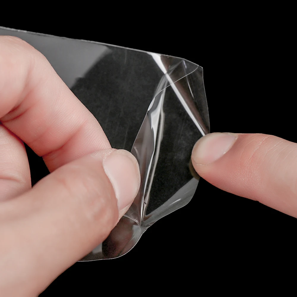 100 шт./пакет пк материал прозрачный незапечатанный защитный чехол для карт