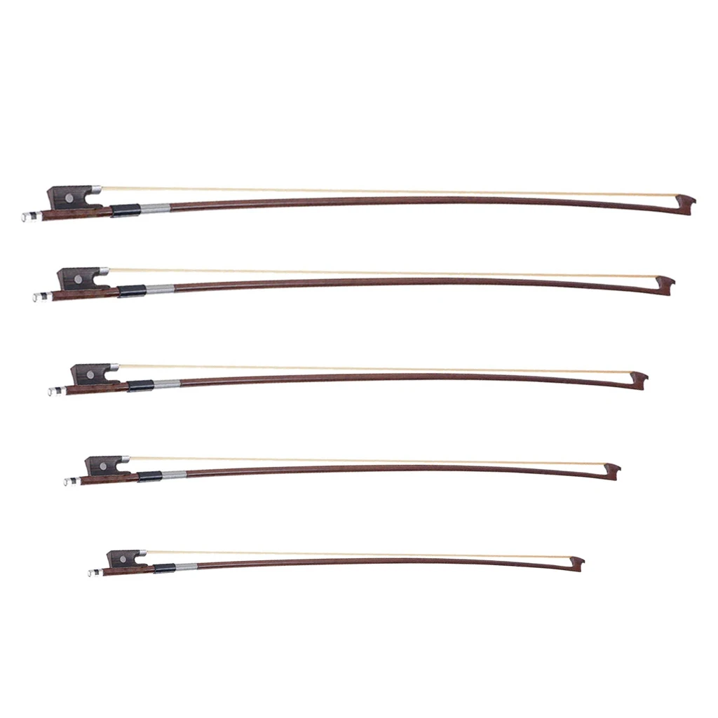 

1 Piece Horse Hair Violin Bow for 4/4 3/4 1/2 1/4 1/8 Violin Red
