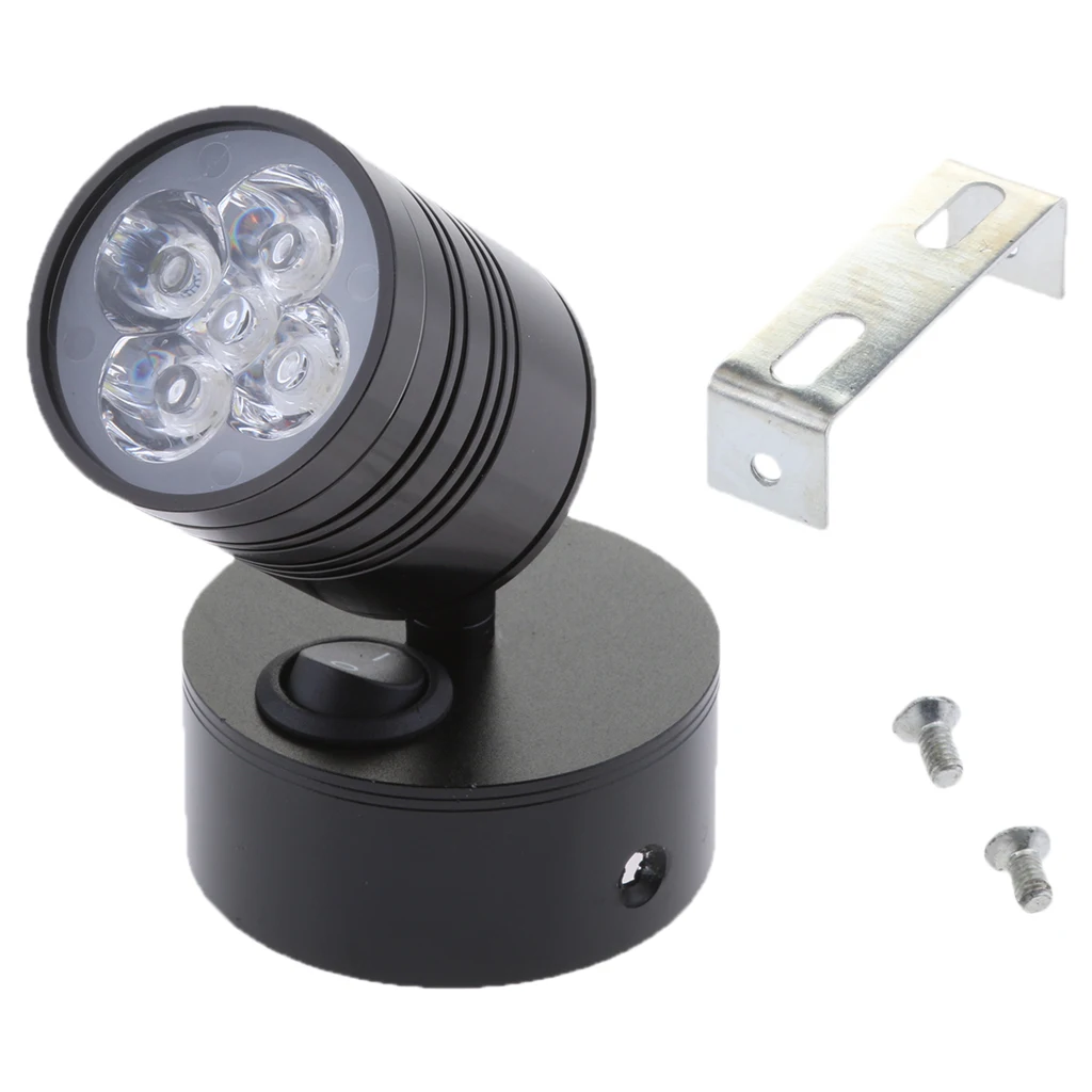 

5W 12V LED Boat Reading Switch Light Wall Lamp