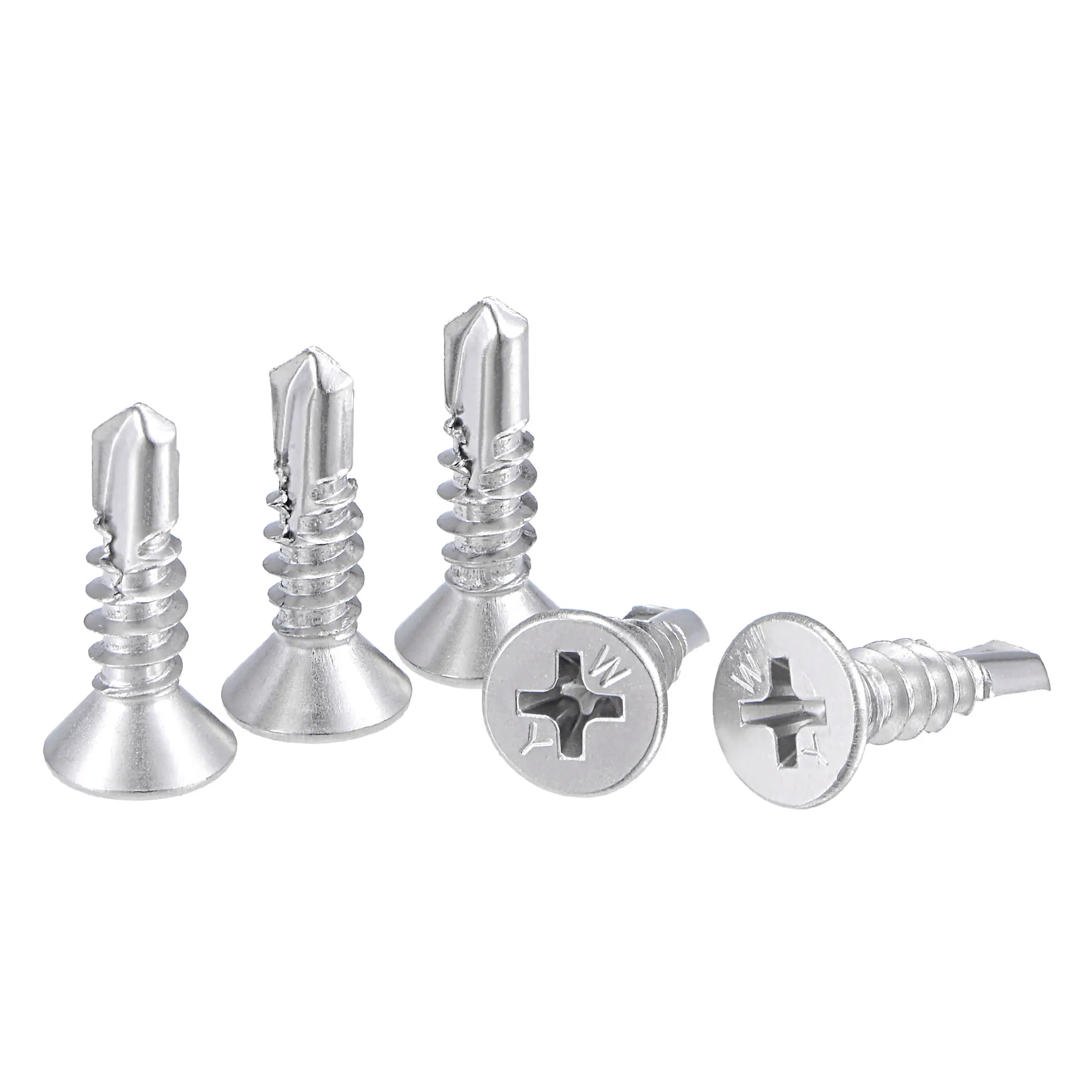 

Саморезы для головки Uxcell Phillips, #10x15 мм 410 из нержавеющей стали с резьбой из листового металла 50 шт.