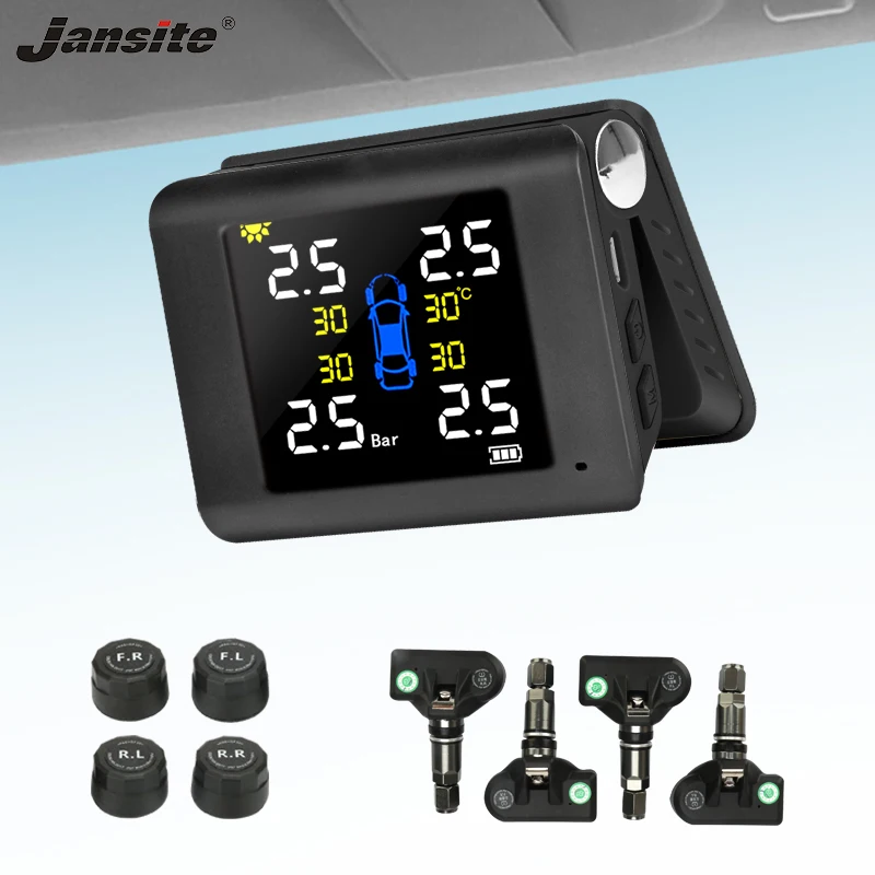 Система контроля давления в шинах Jansite TPMS Интеллектуальный беспроводной