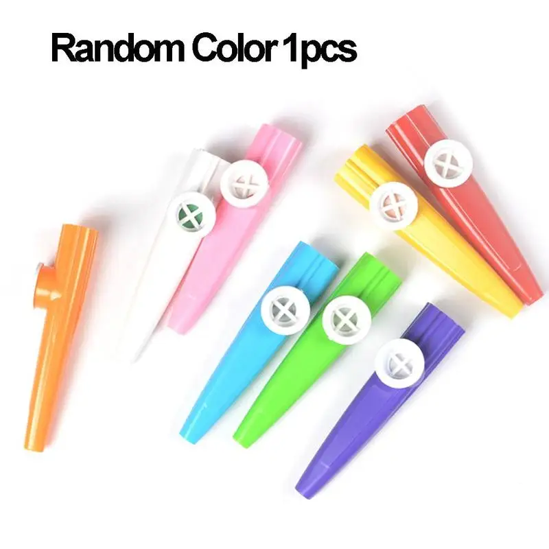 Новый пластиковый музыкальный инструмент Kazoo для детской музывечерние Orff