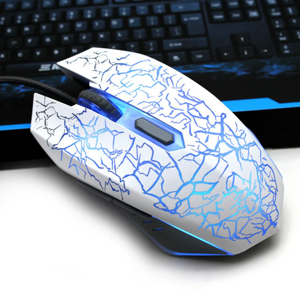 

Colorful Backlight Optical Mouse 6 Buttons USB Wired Mice for Computer PC Gamer Laptop Desktop Professional Computer Mouse