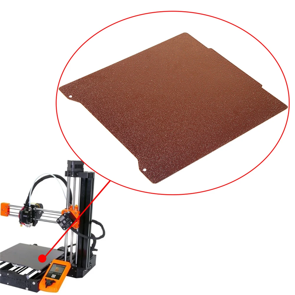 

Детали для 3D-принтера Prusa, высокотемпературный стальной лист, двусторонняя текстурированная стальная пластина с порошковым покрытием PEI