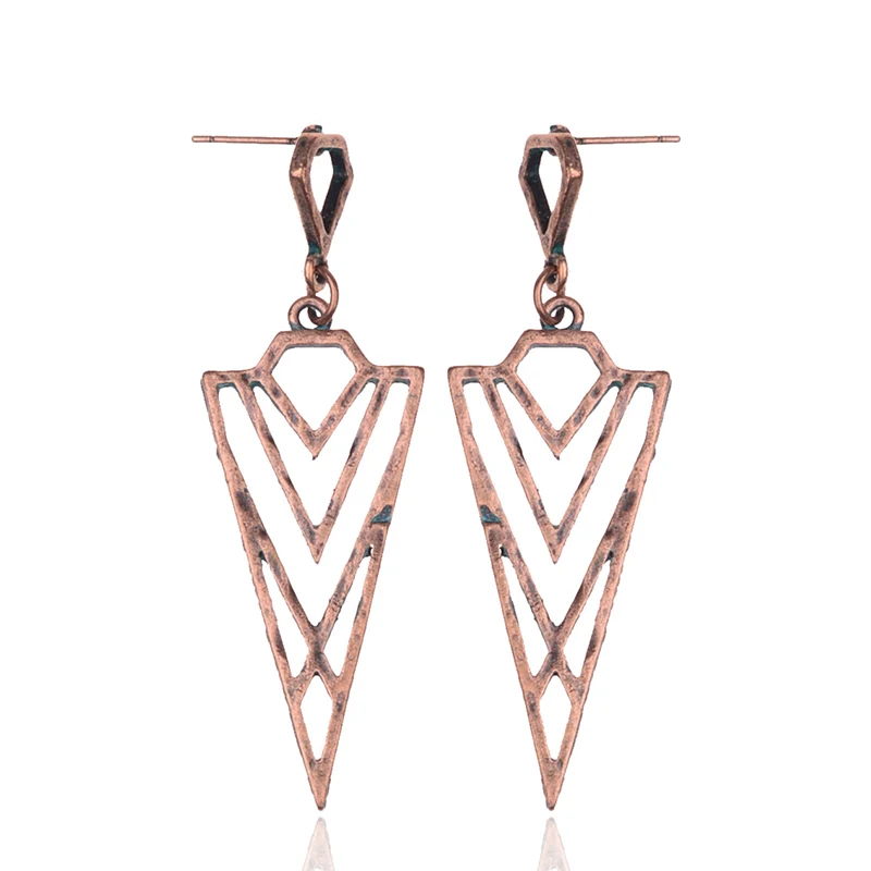 2019 модные минималистичные серьги CARTER LISA с геометрическим треугольником висячие