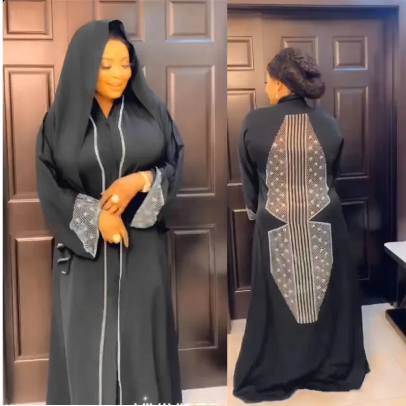 

Ramadan Eid Muslim Women Abaya Dress Mubarak Abaya Dubai Turkey Arabic Jalabiya Prayer Hijab Dress Robe Kaftan Musulmane Islam