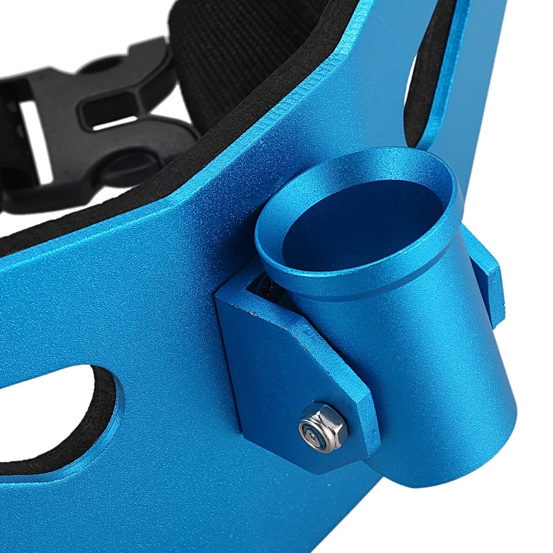 

Aluminum Fishing Fighting Belt Adjustable Waist Belt Gimbal Fish Rod Holder