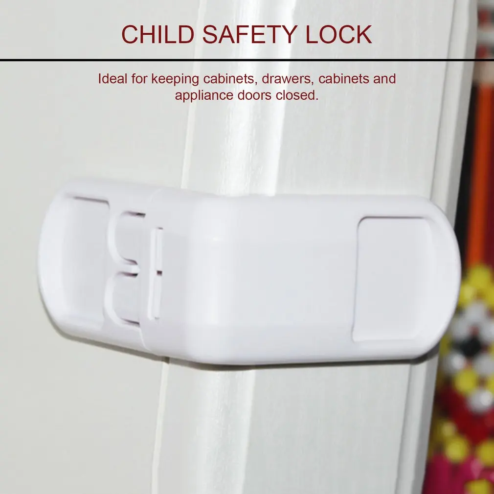 

Baby Safety Lock Cabinet Door Drawer Locks Children Security Locking Anti Pinch Hand Restrictor For Baby Protection