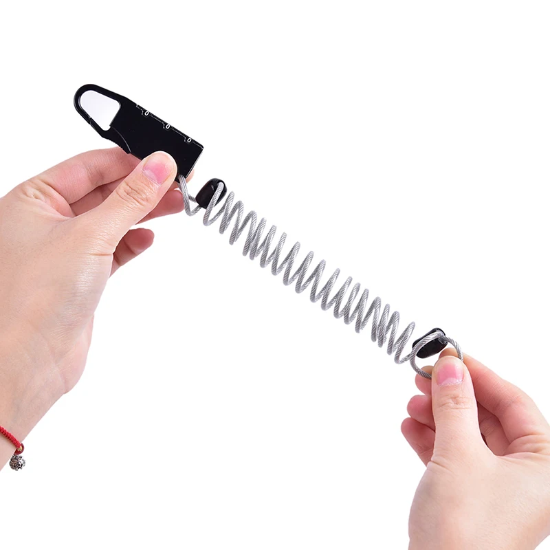 Велосипедный замок с пружинным дисковым кабелем проволочный безопасности