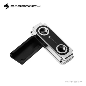 Акриловый водяной блок BARROWCH для жесткого диска 2280,22110 дюйма PCIE SATA M.2 M2, серебристый, черный