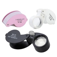 hot sales 2021 40x led magnifier loupe illuminated lighting jewelry coin stamp identification
