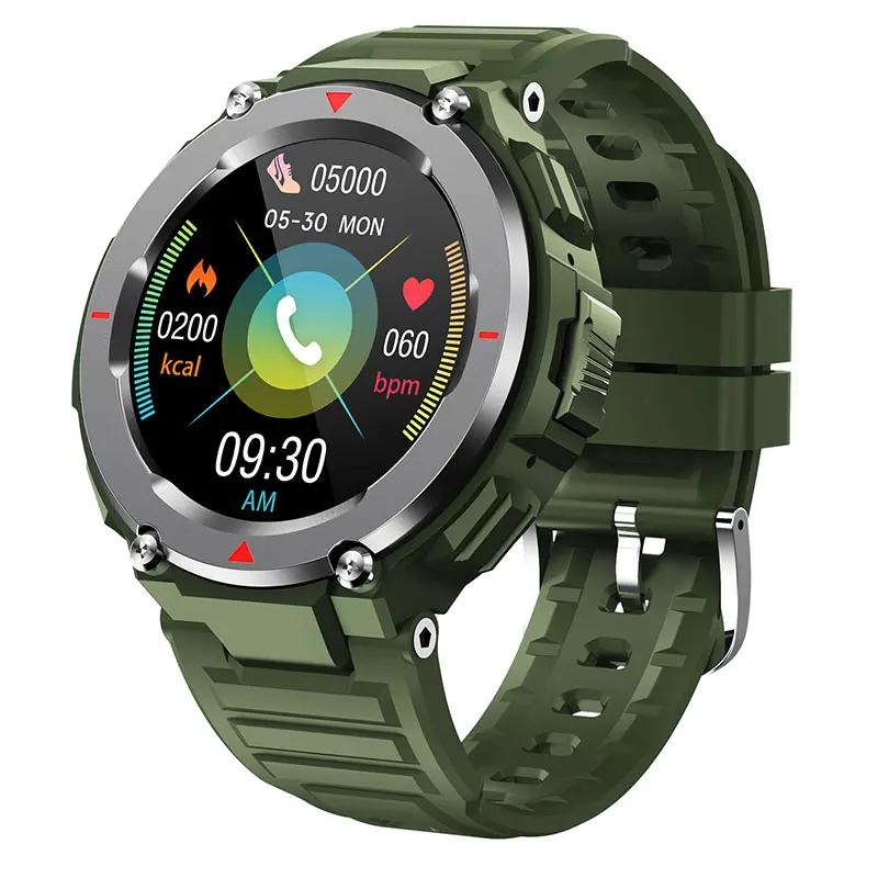 

S25 Outside Sports Smart Watch Men Fitness Tracker Support Bluetooth Call Round Music Player Clock Smartwatches for IOS Android