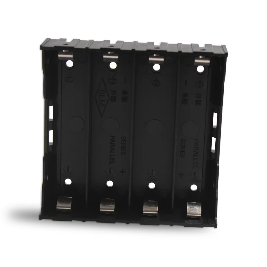 

100PCS/Lot 18650 Battery Case 18650 Battery Holder Pack 4 Storage Box 3.7V for 18650 Rechargeable Battery Soldering Connect