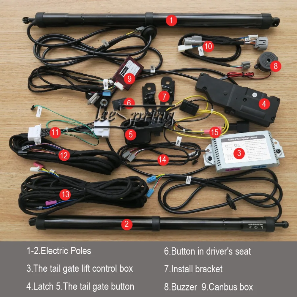 Автомобильный Электрический задний подъемник специальный для Toyota sienna 2015 легко