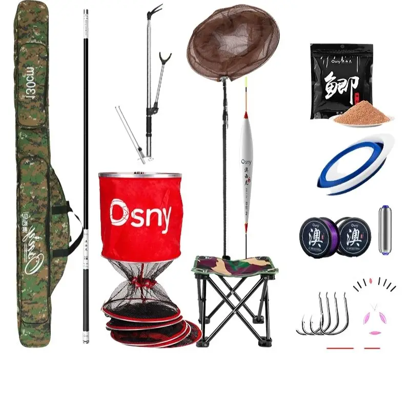 

Full Set Float Fishing Rod Carbon Spinning Handle River Fishing Rod Case Guides Travel Lure Combo Vara De Pesca Sports HX50RC