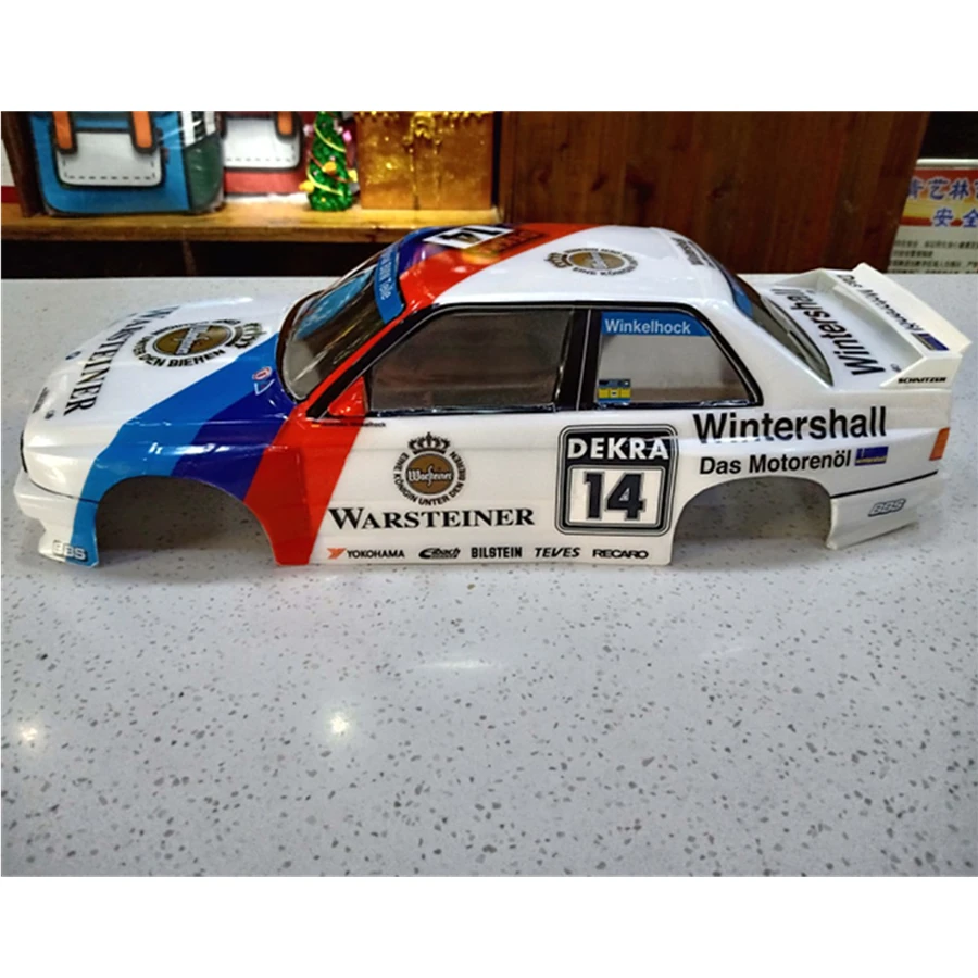 TeamC BMW E30 M3 радиоуправляемая дрифтовая модель автомобиля прозрачный корпус