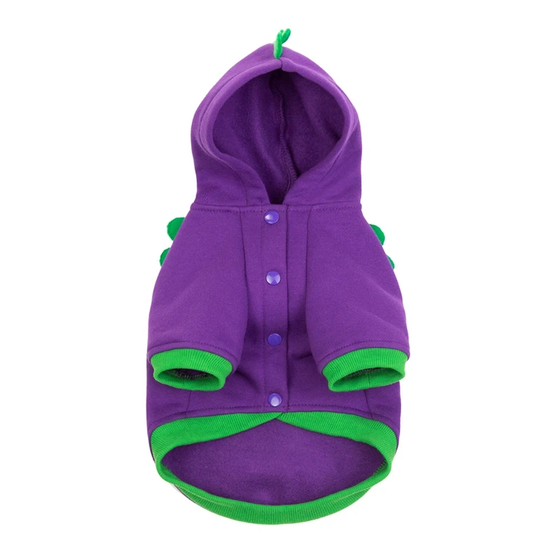 Пурпурное пальто для собак на Хэллоуин костюм косплея домашних животных зимний
