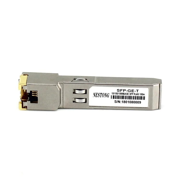 Gigabit Electrical Port Module RJ45 Compatible with Cisco Huawei H3C Photoelectric Conversion Optical Fiber Module SFP-GE-T-100M