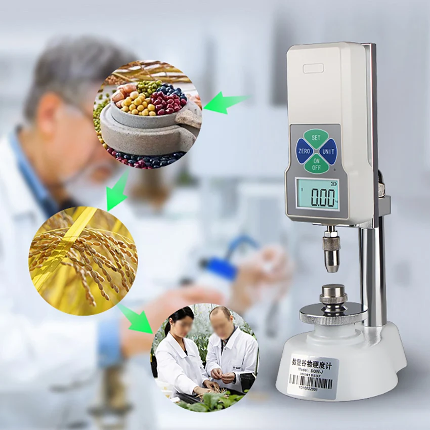 

Digital Grain Hardness Tester Sclerometer Durometer Meter Gauge Wheat Rice Feed Particle Analyzer Monitor Agricultural Research