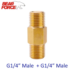 Шайба высокого давления латунный соединитель Адаптер G14 Папа + G14 Мужской Купер фитинг G14 