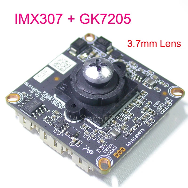H.265 1/2.8 &quotдатчик изображения STARVIS IMX307 CMOS + GK7205 фотокамера Фотосессия объектив M12