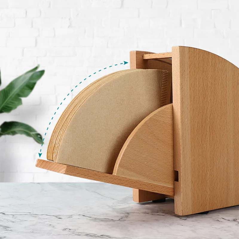 Держатель для бумаги с фильтром кофе деревянный держатель контейнер V60 подставка