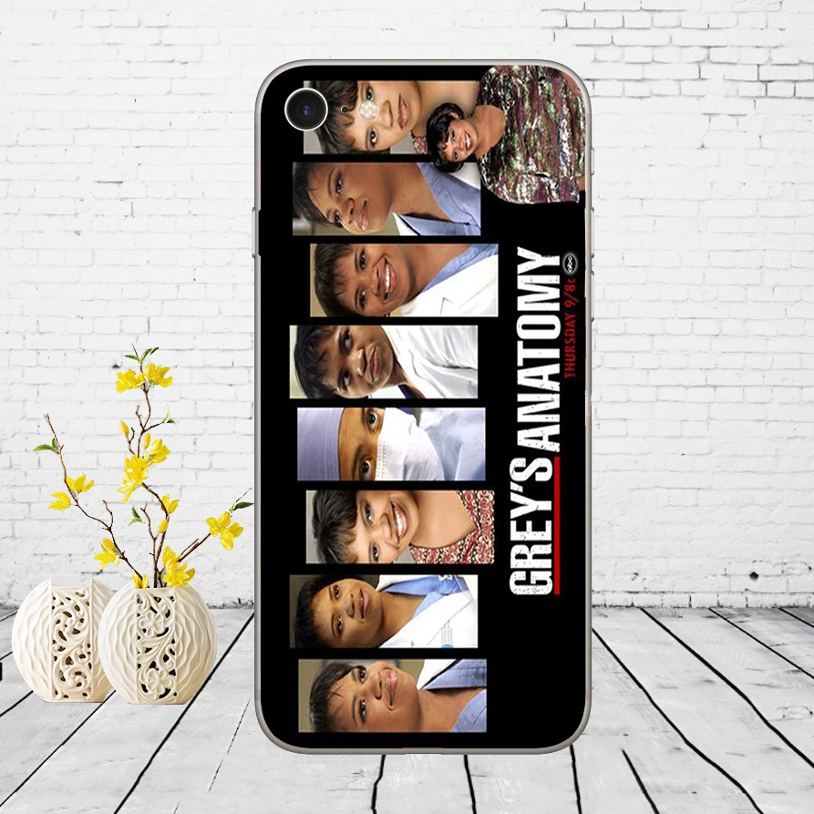 07DD Американский TV Greys анатомический Мягкий силиконовый чехол для iphone 5 5s se 6 6s 8 plus 7