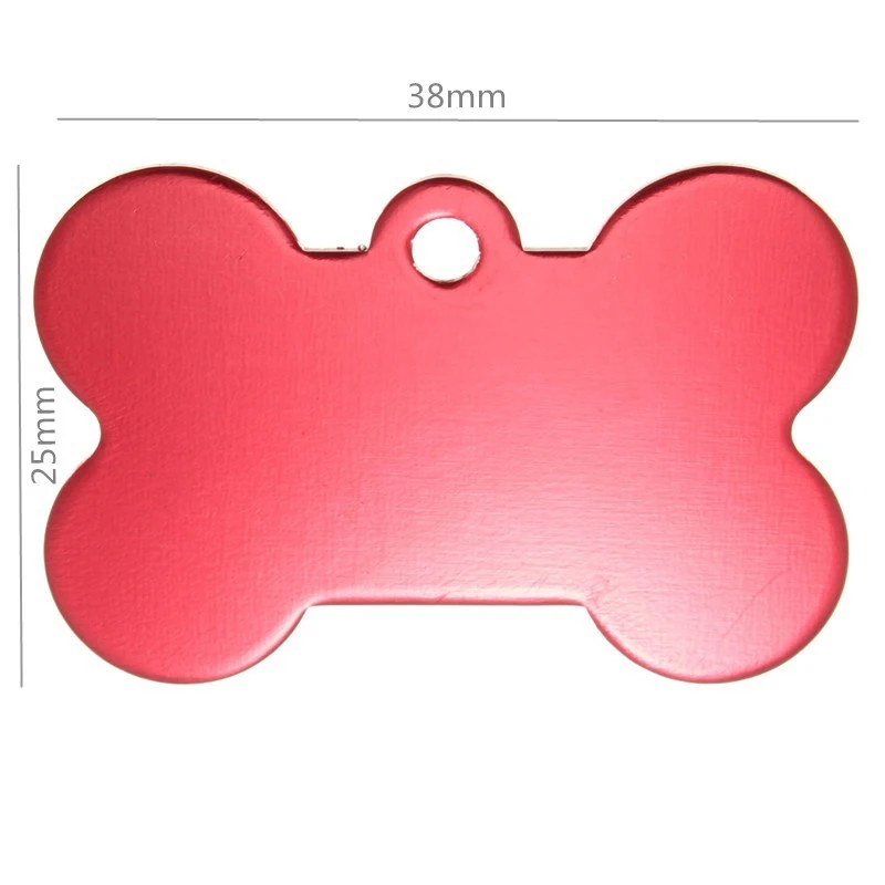Dog ID Tags 2Pcs/Set Pets Bone Double Sides Personalized Pendant For Cat Name Phone Number Identification Necklace | Дом и сад