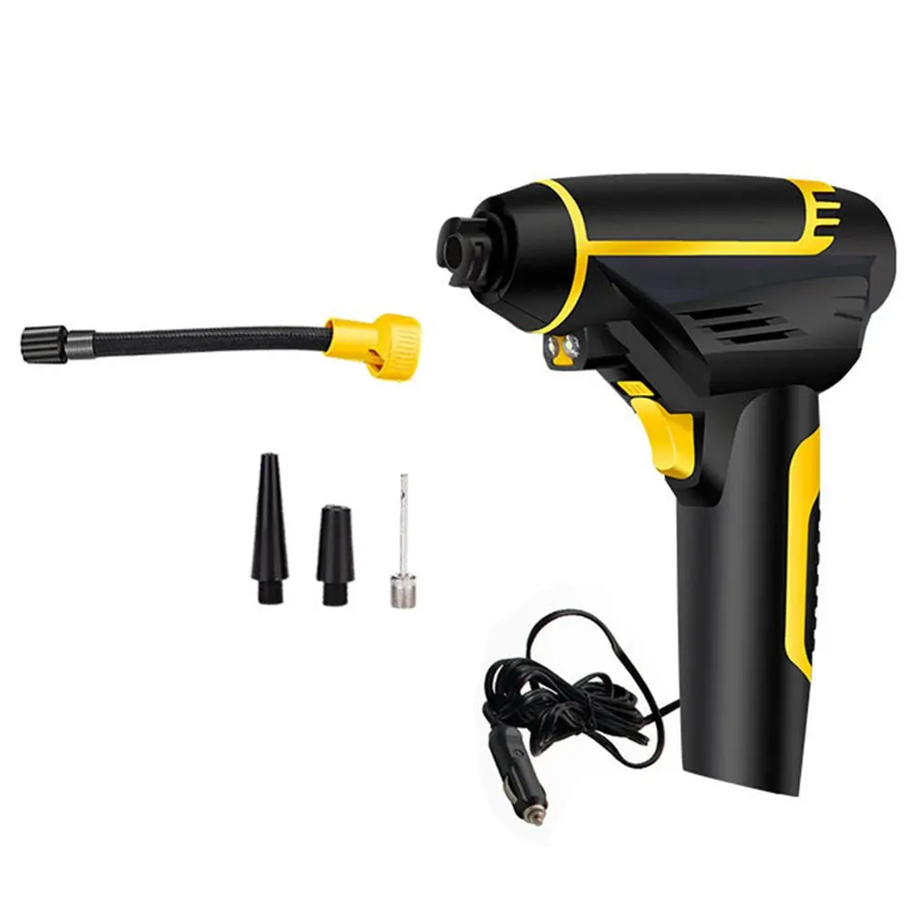 Воздушный насос Умный Цифровой шинный 12 В постоянного тока Портативный