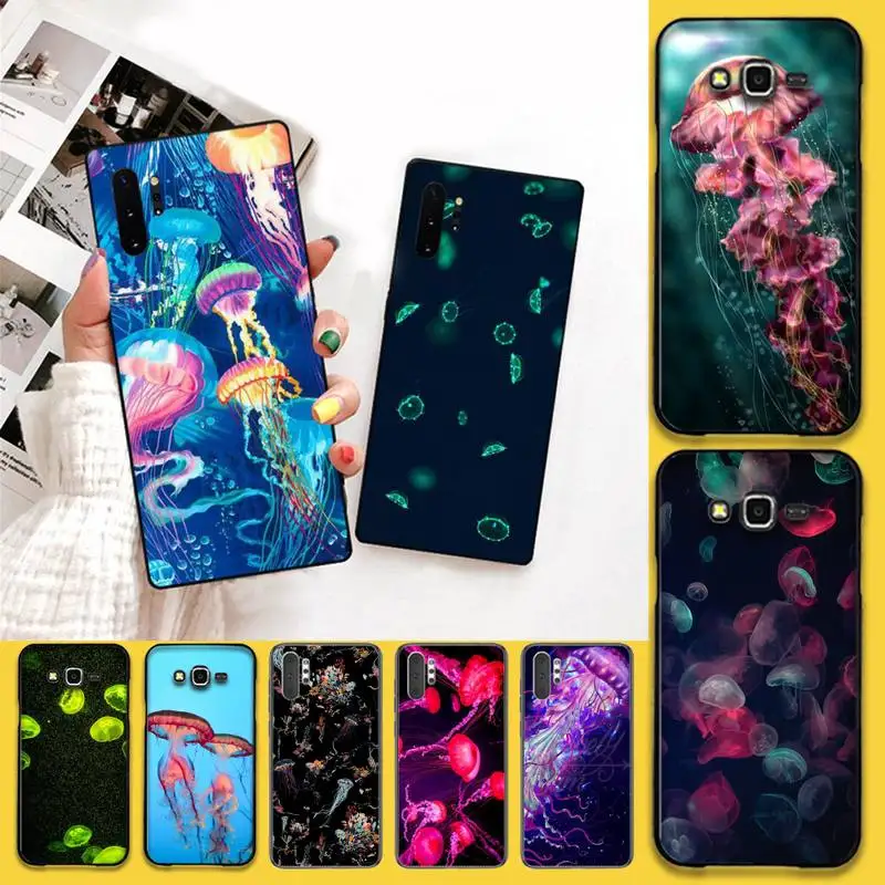 HPCHCJHM красивый Медузы черный мягкий чехол для телефона Капа Samsung Galaxy J7 J8 J6 Plus 2018 Prime