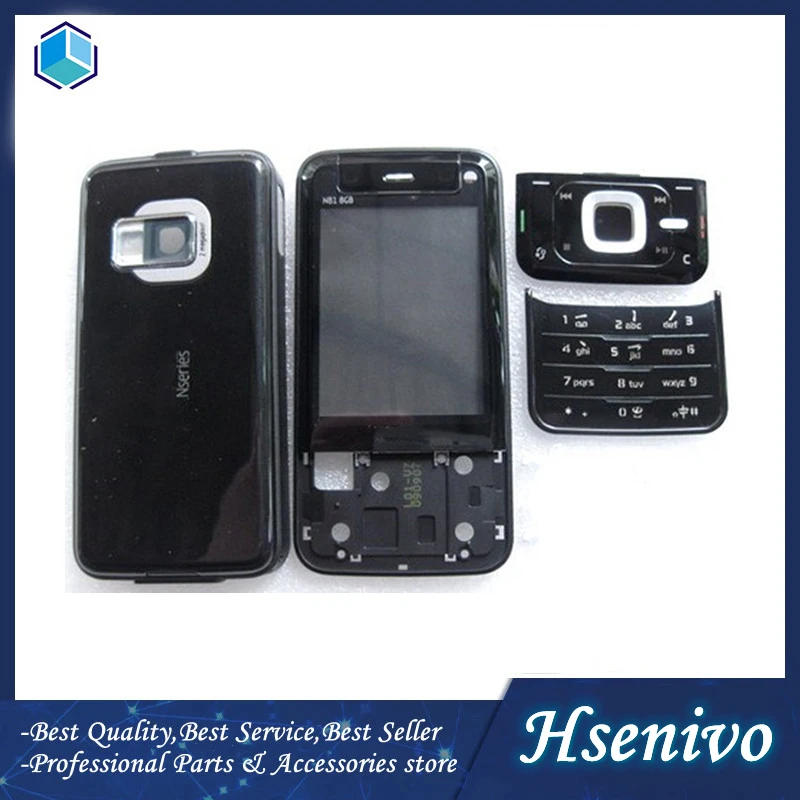 Корпус Hsenivo для Nokia N81 новинка высокое качество полный корпус передняя + средняя