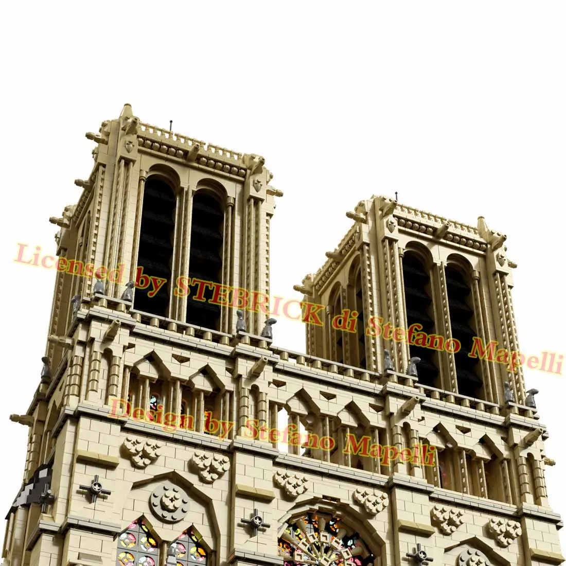 (Дизайн Stefano Mapelli)63181 шт. Подлинная авторизация MOC 43974 Notre Dame De Paris модульный мелкие