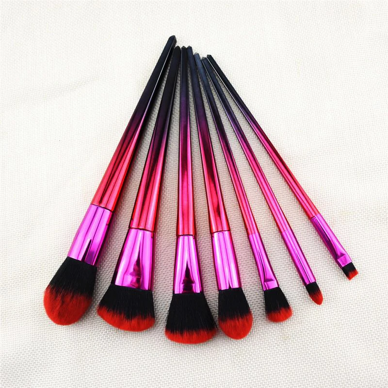 

7pcs Makeup Brushes Set Foundation Powder Brushes Nylon Eyebrow Eyeliner Eyeshadow Make-up Tools Pincel Maquiagem