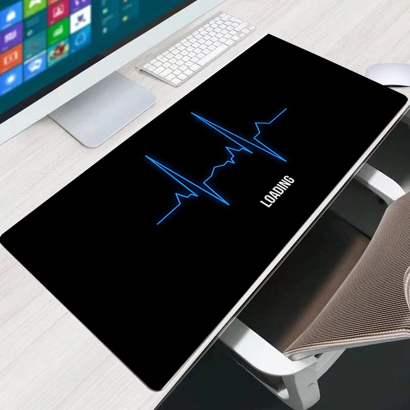 

Hospital logo 40x90cm Large Mouse Pad Carpet Laptop Pc Gamer Keyboard Mousepad Edge White Tassel Rubber Table Mat for Pet