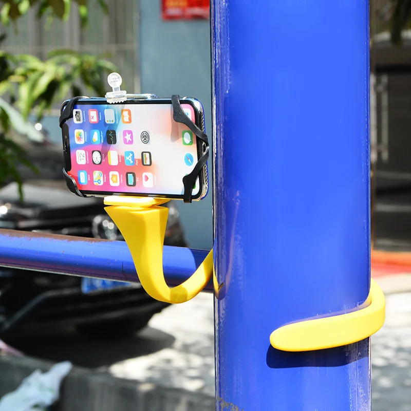 Variety Flexible Selfie Stick Bluetooth Tripod For Phone Camera Monopod Mobile Tripode For Gopro Holder Stand Smartphone Yellow