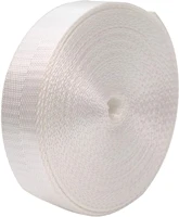high quality 20 50mm white strap nylon webbing herringbone pattern knapsack strapping sewing bag belt accessories pet seat belts