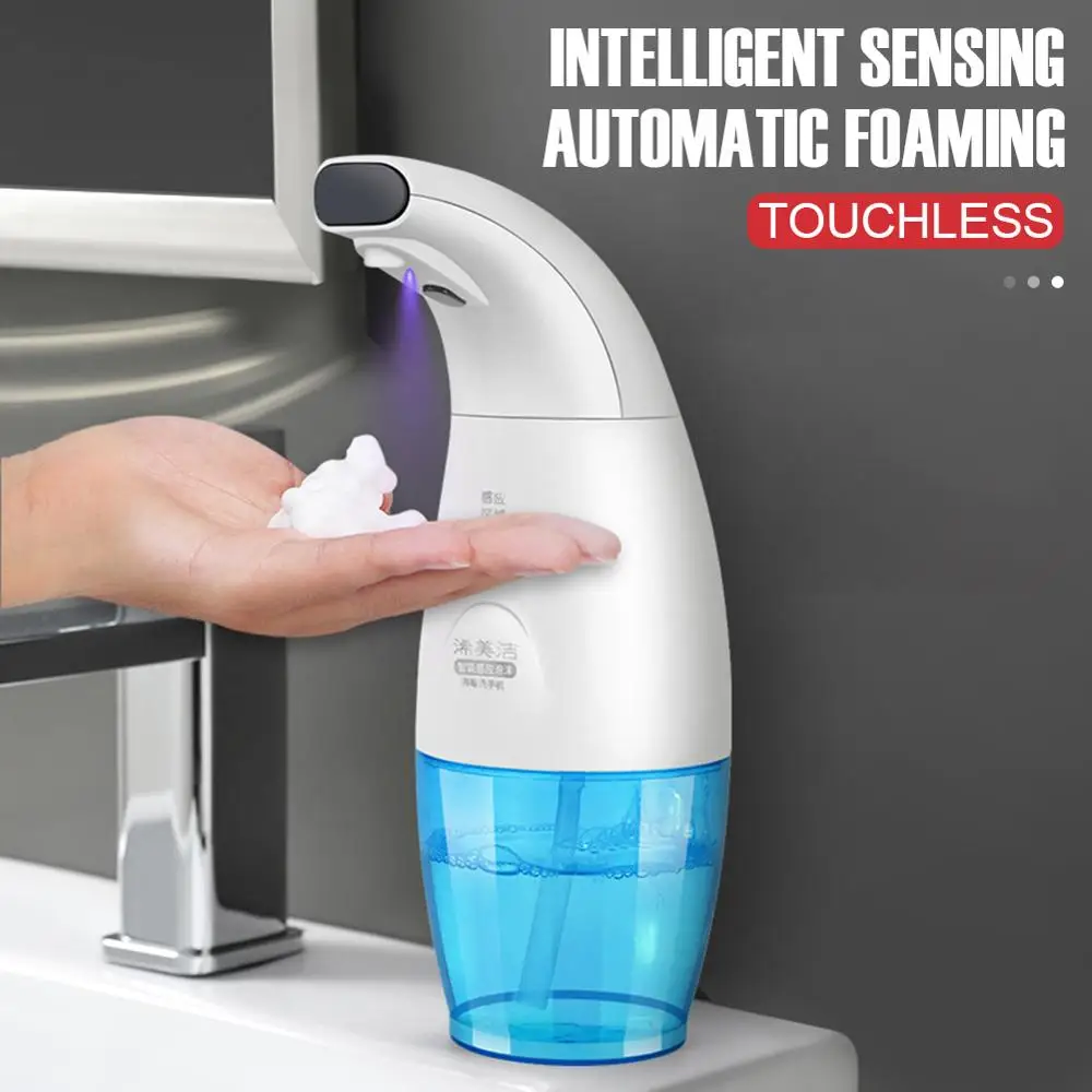 

Automatic Smart Hand Sanitizer Machine Home Sensor Soap Dispenser Touchless Foaming Dispenser 300+240ml Battery Powered
