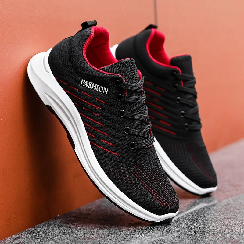 

Men's shoes summer breathable mesh shoes Korean fashion middle aged and old dad leisure sports mesh shoes student cloud shoes