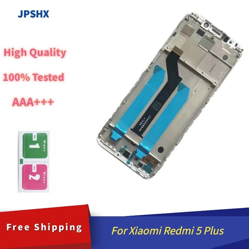 

5.99" Display Replacement for XIAOMI REDMI 5 PLUS LCD Touch Screen Digitizer Assembly with Retail Pack