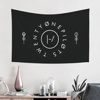 60in40intwenty one pilots design wall cloth background wall cloth home decoration wall blanket tapestry bedroom wall hanging