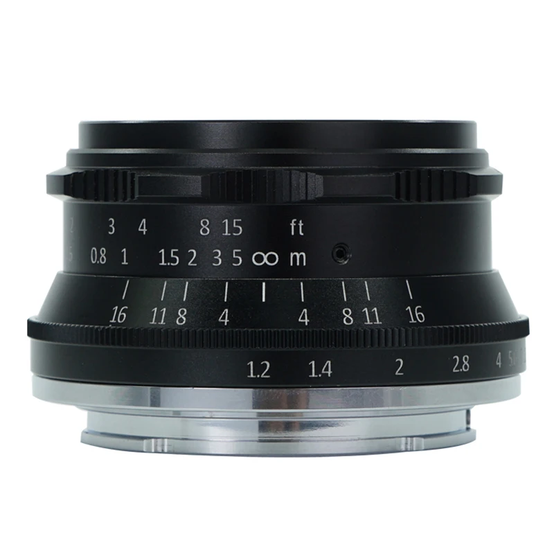 7artisans 35 мм F1.2 Prime объектив для sony E-mount/для Fuji XF APS-C камера ручной беззеркальный объектив с фиксированным фокусом A6500 A6300 X-A1