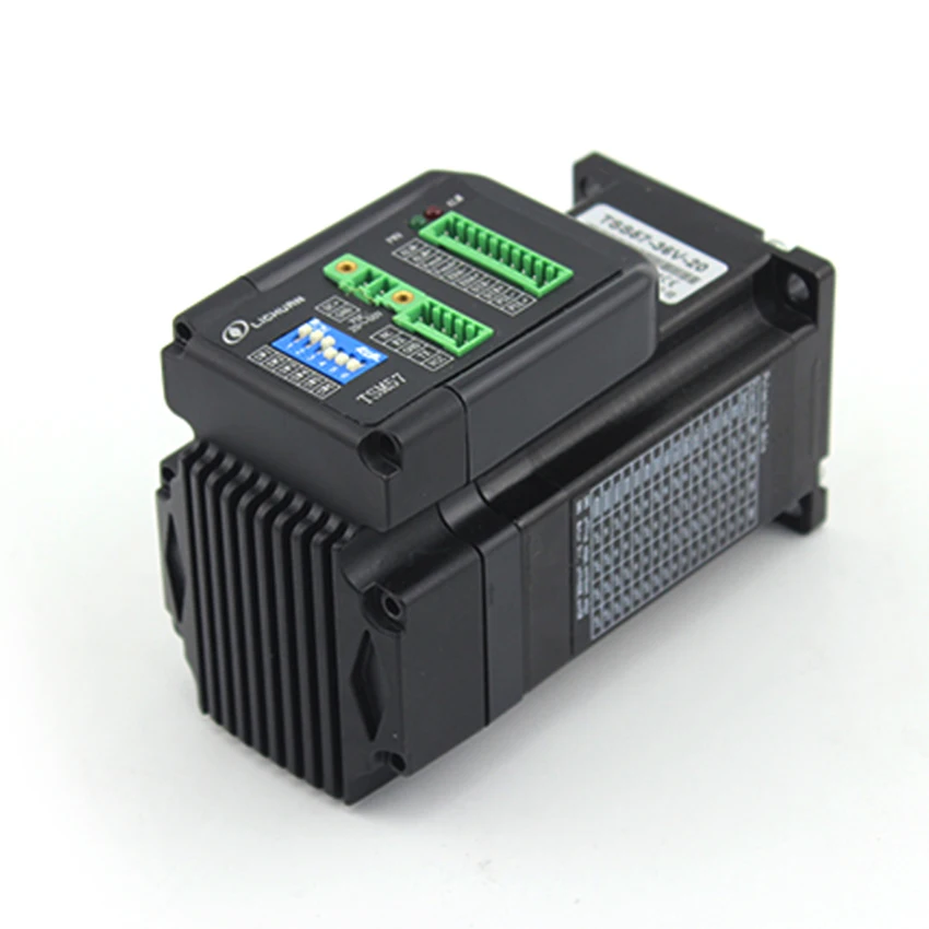 Фото Nema23 57 мм TSS57-36V-20 24 В ~ 40 переменного тока встроенный сервопривод с замкнутым циклом Nema23 57 мм TSS57-36V-20 24 В ~ 40 переменного тока встроенный сервопривод с замкнутым циклом