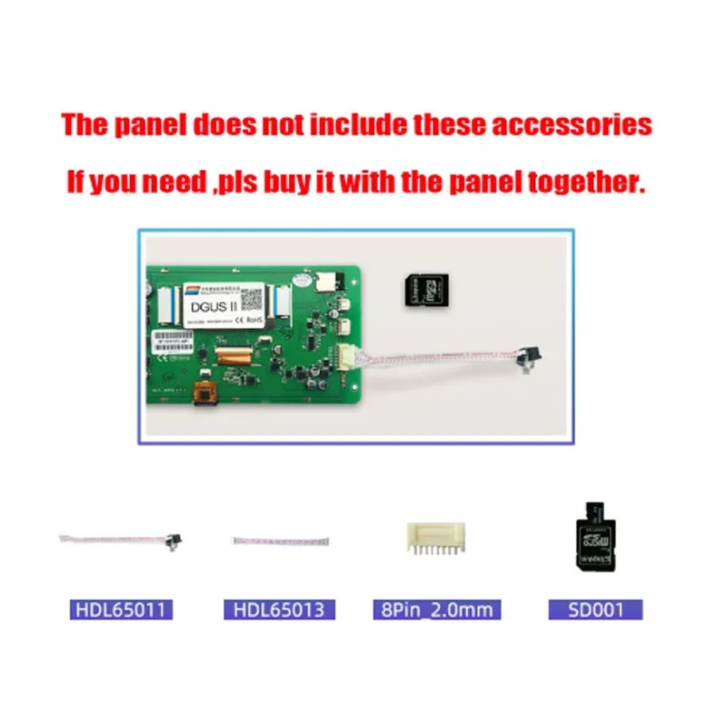 Dmt80480l070 _ 01w N dmt80480l070 01wtz7a 7-дюймовый DWIN последовательный порт Инструкция экран RS232 с