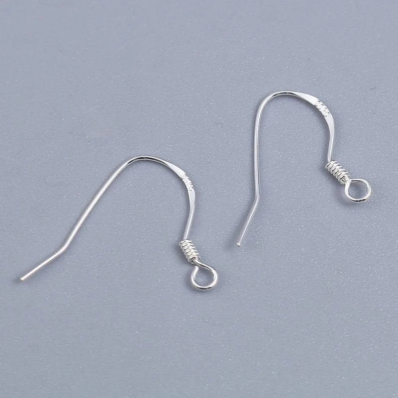 8 сезонов серебряный цвет ушные крючки Серьги DIY ювелирных изделий фурнитура 15 мм